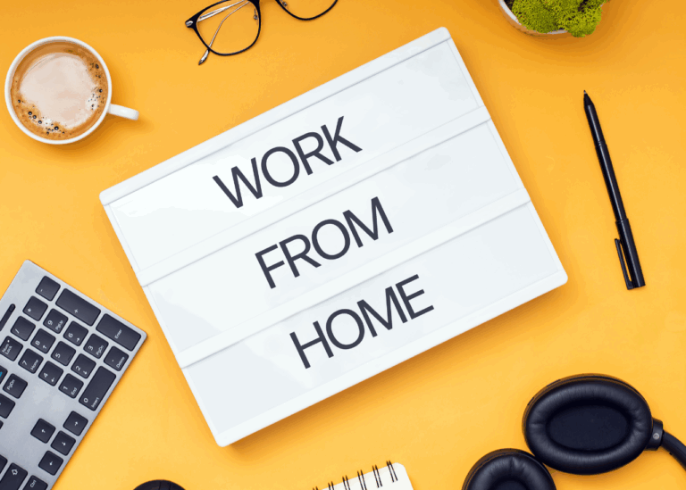 Work from home - yellow
